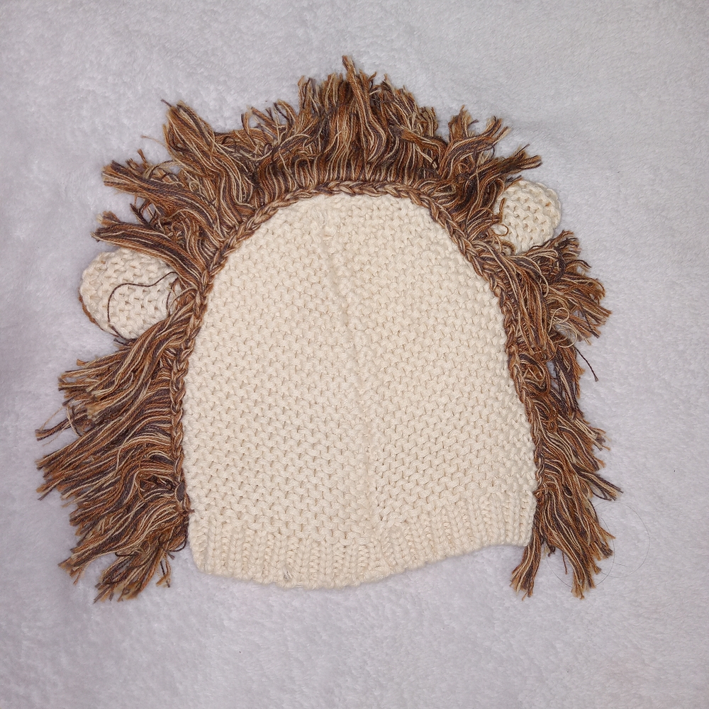 Baby Gap Adorable Lion Crochet Hat Baby 0-3 months NWOT Never Worn - Picture 3 of 4